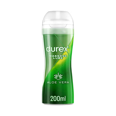 Boots Durex 2 in 1 Massage Aloe Vera Water Based Lube - 200ml- Buy online at McGrocer