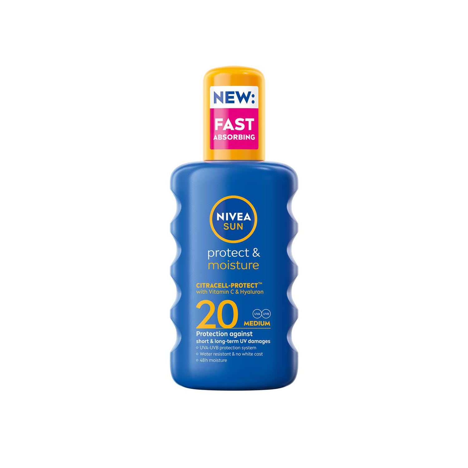 NIVEA sunscreen spray SPF 20 200ml, imported from the UK