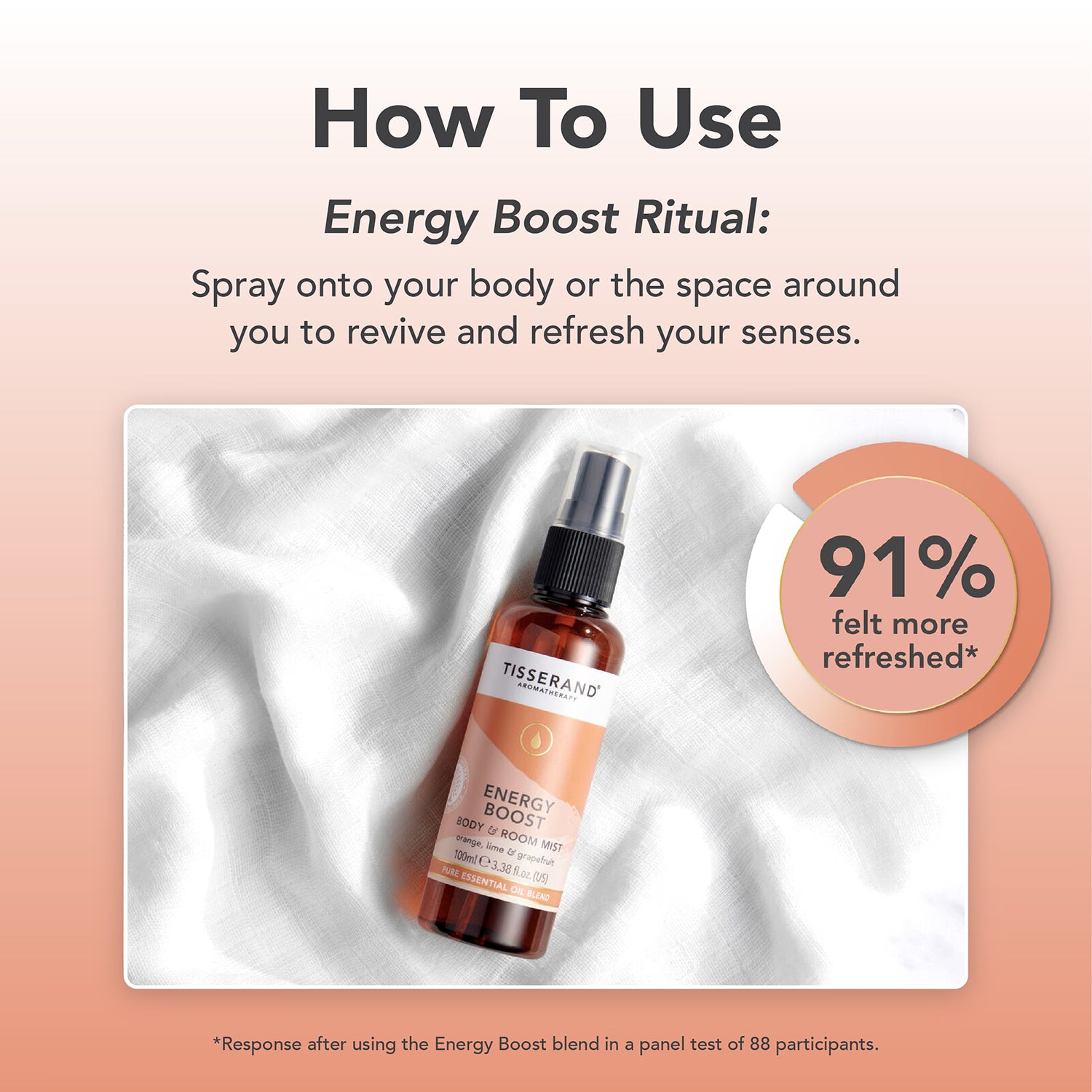 Tisserand Energy Boost MoodFix Mist 100ml (British brand)