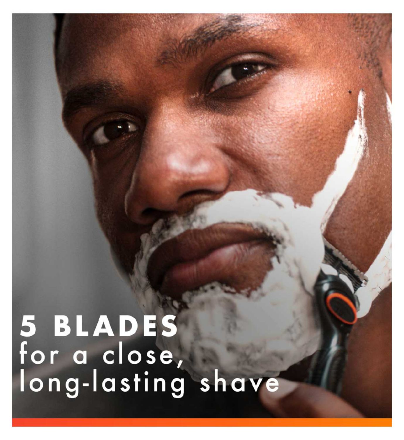 Gillette Fusion5 blade refills 4-pack, imported from the UK