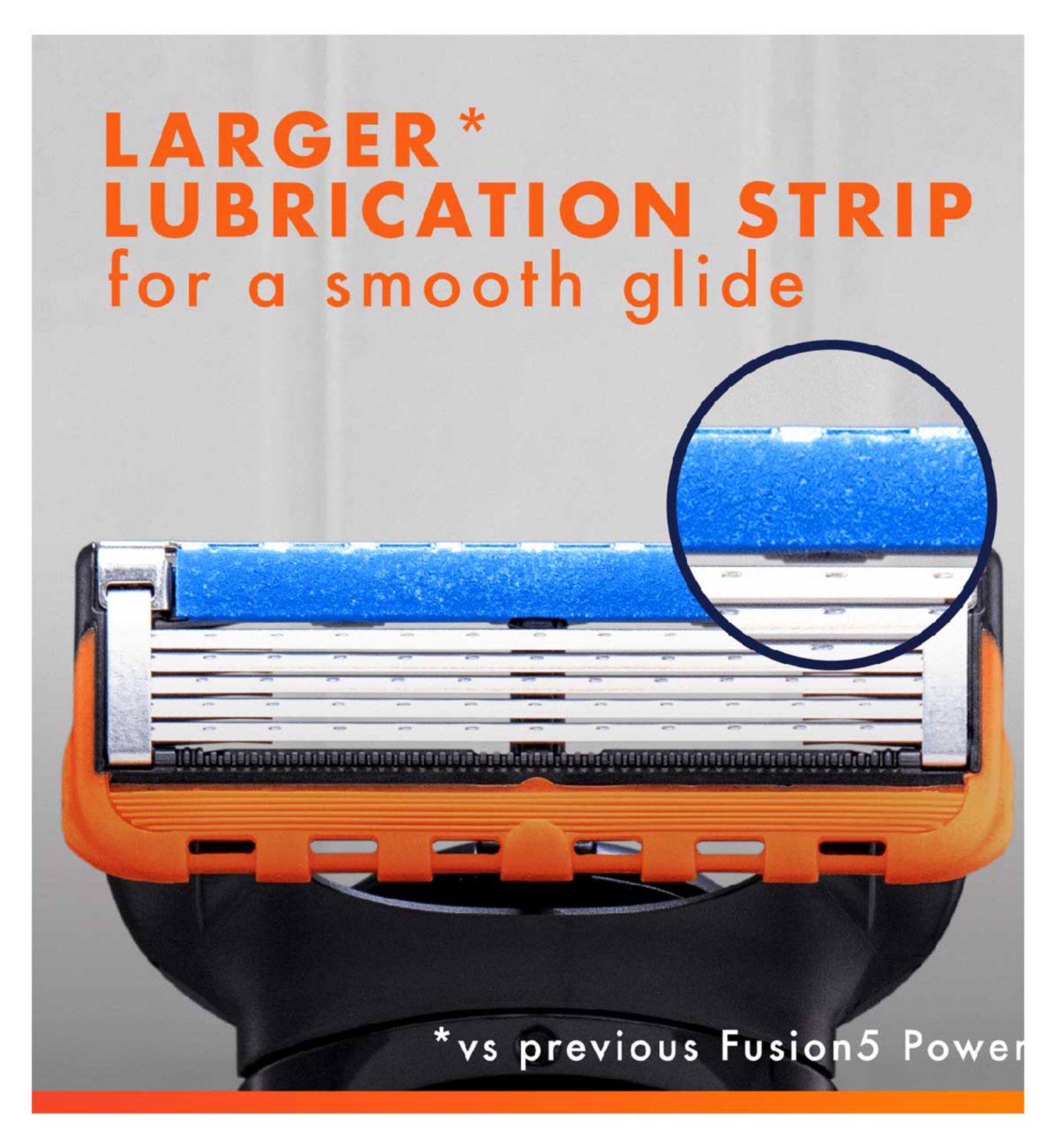 Gillette Fusion5 blade refills 4-pack, imported from the UK