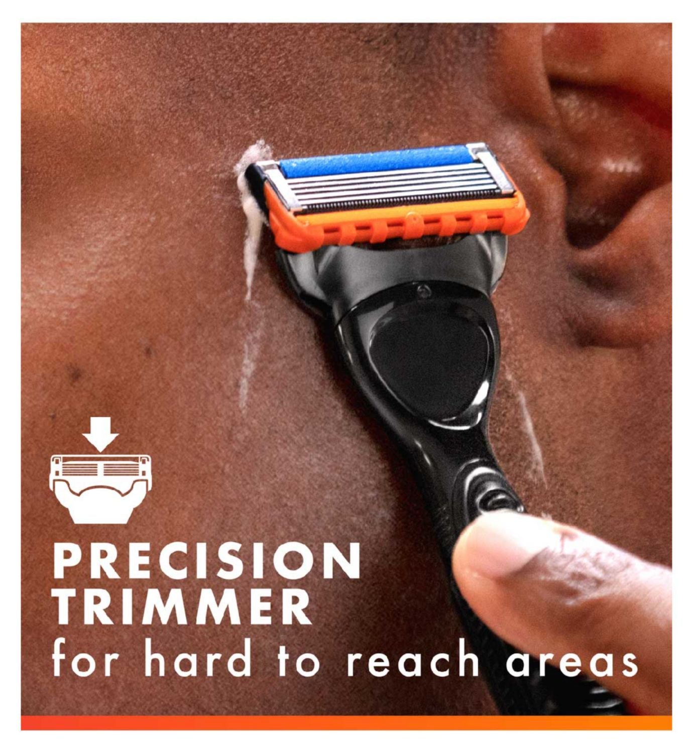 Gillette Fusion5 blade refills 4-pack, imported from the UK