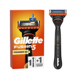 Gillette Fusion5 Power men's razor handle, imported from the UK