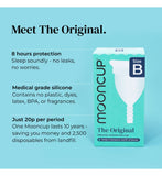 Mooncup menstrual cup Size B (British brand)