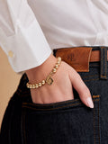 Ralph Lauren Gold Tone Metal Bead Bracelet, UK version