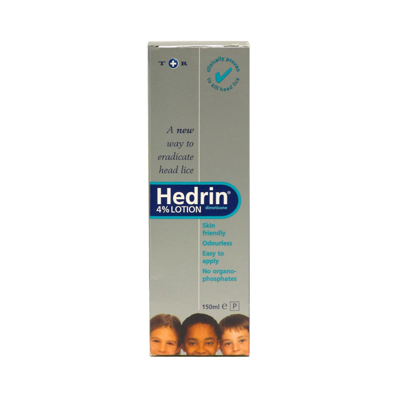Hedrin 4% Lotion 150 ml head lice treatment (British brand)