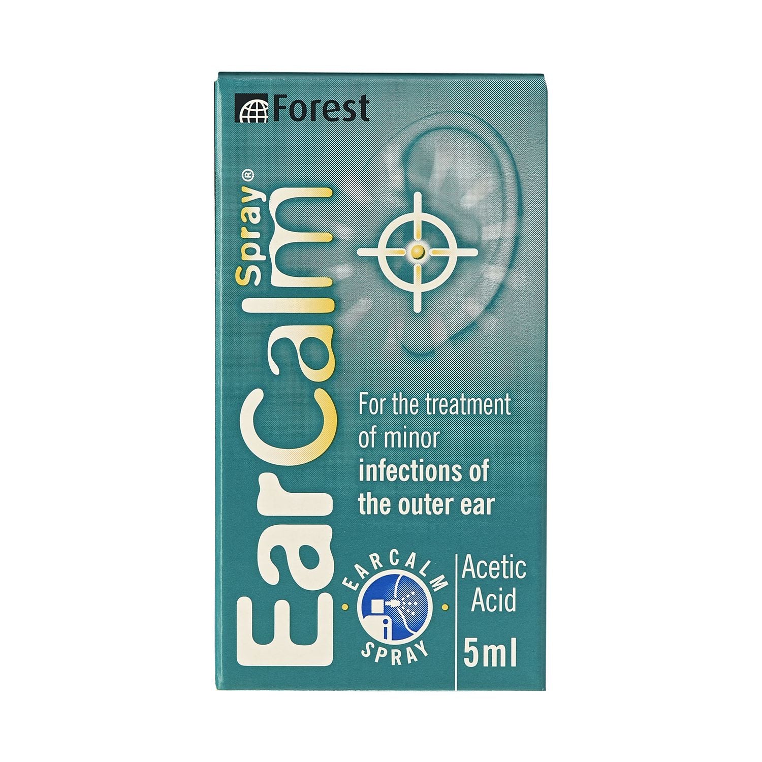 EarCalm Spray 5ml, imported from the UK