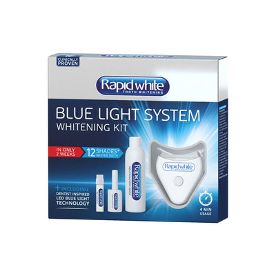 Boots Rapid White Blue Light Tooth Whitening System- Buy online at McGrocer