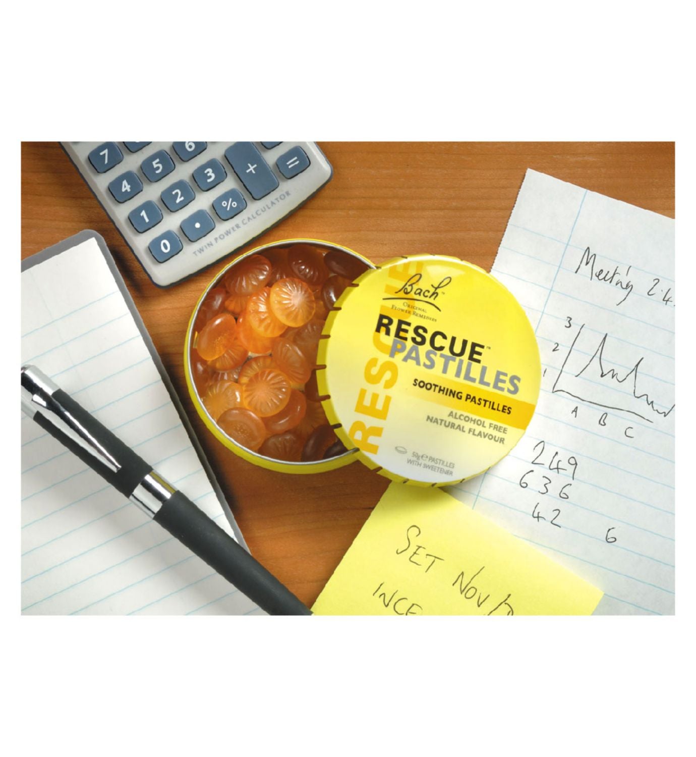 Bach Rescue Remedy Pastilles Orange Elderflower 50g - British product