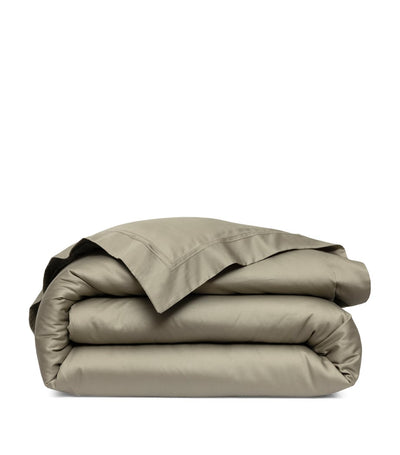 Harrods Yves Delorme Triomphe Kaki Double Duvet Cover 200cm x 200cm- Buy online at McGrocer