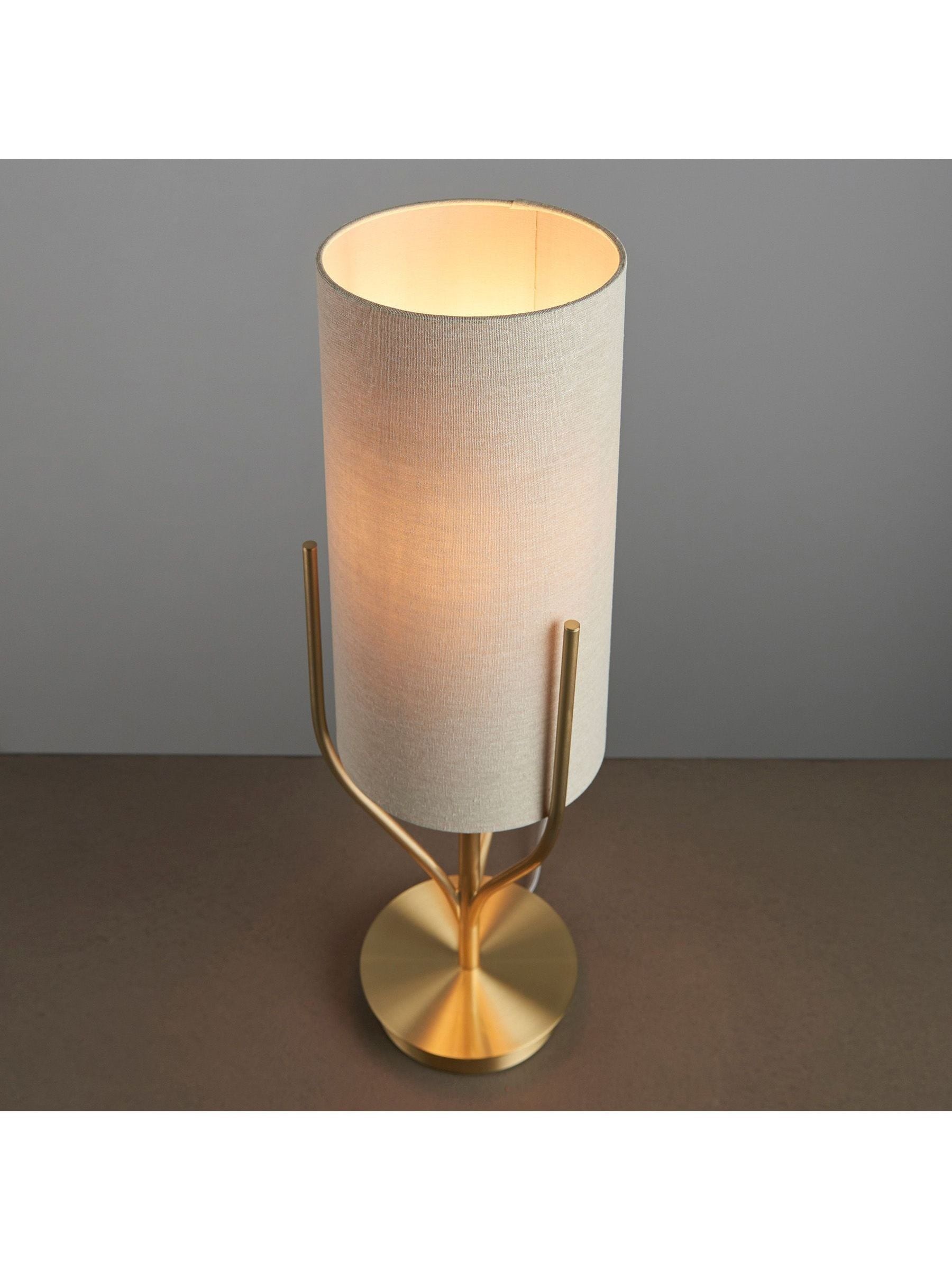 Gallery Home Brass Nanaimo table lamp, imported from the UK