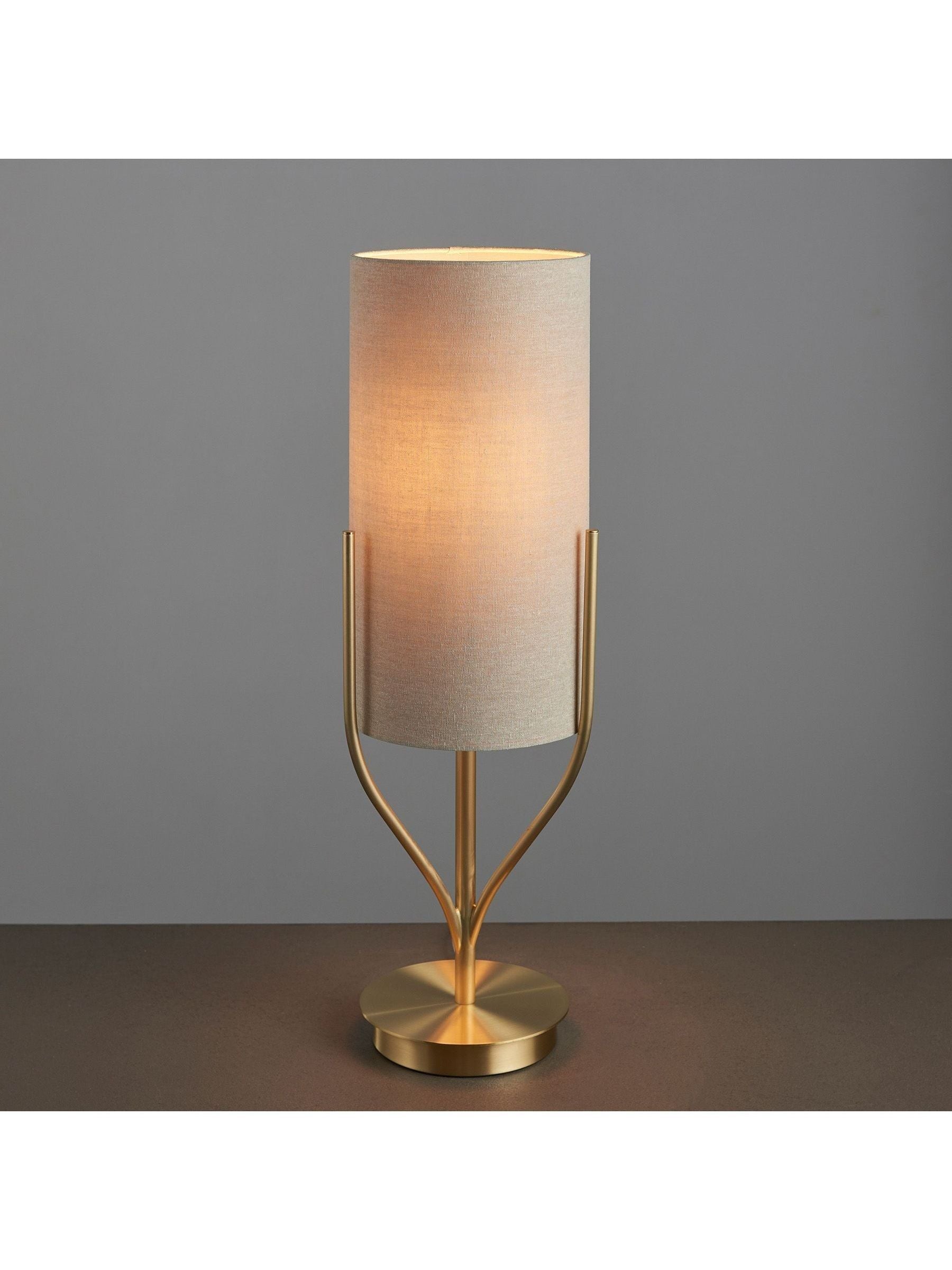 Gallery Home Brass Nanaimo table lamp, imported from the UK
