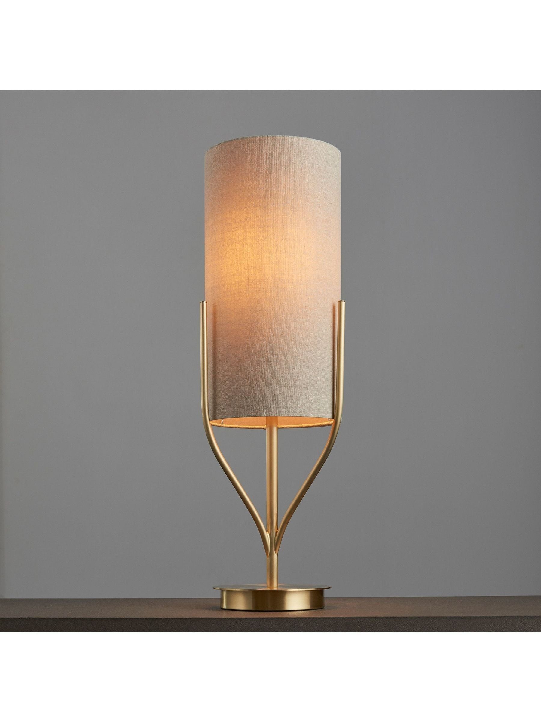 Gallery Home Brass Nanaimo table lamp, imported from the UK