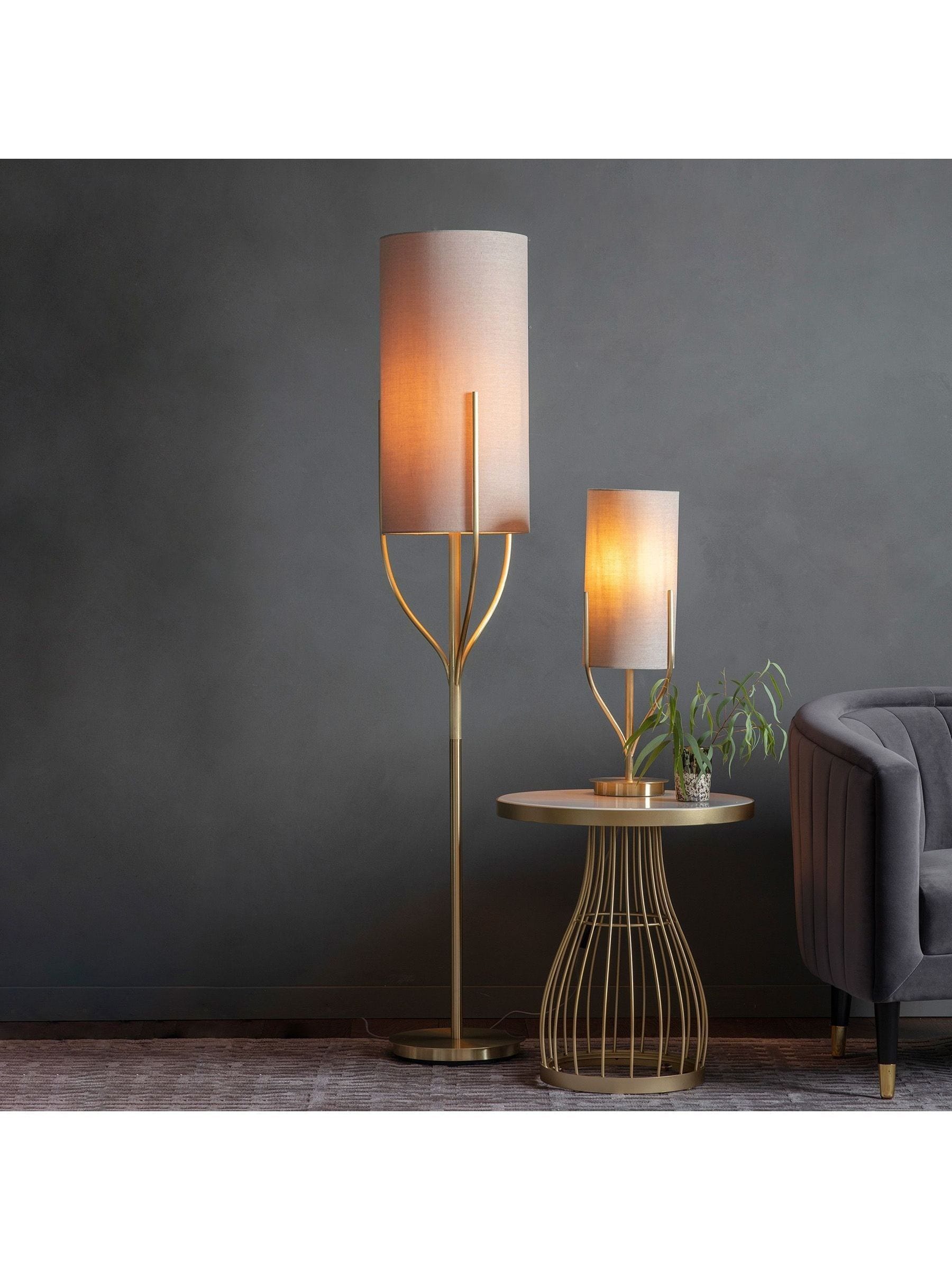 Gallery Home Brass Nanaimo table lamp, imported from the UK