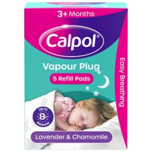 Calpol Vapour Plug Refill Pads Lavender Chamomile 5 Pack
