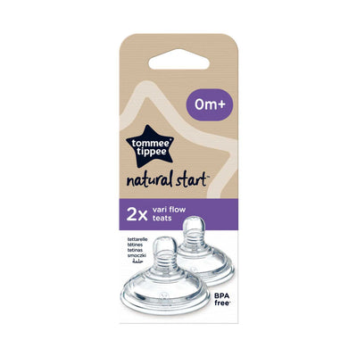 Boots Tommee Tippee Closer to Nature Vari Flow Teat Pack of 2- Buy online at McGrocer