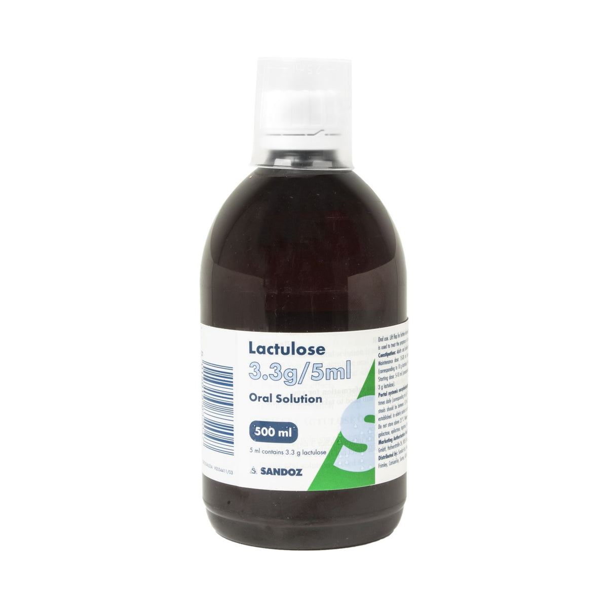 Lactulose oral solution 3.3g/5ml 500ml, UK version