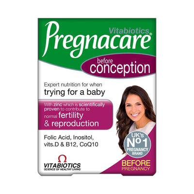 Boots Vitabiotics Pregnacare Conception Supplement Tablets 30 Tablets- Buy online at McGrocer