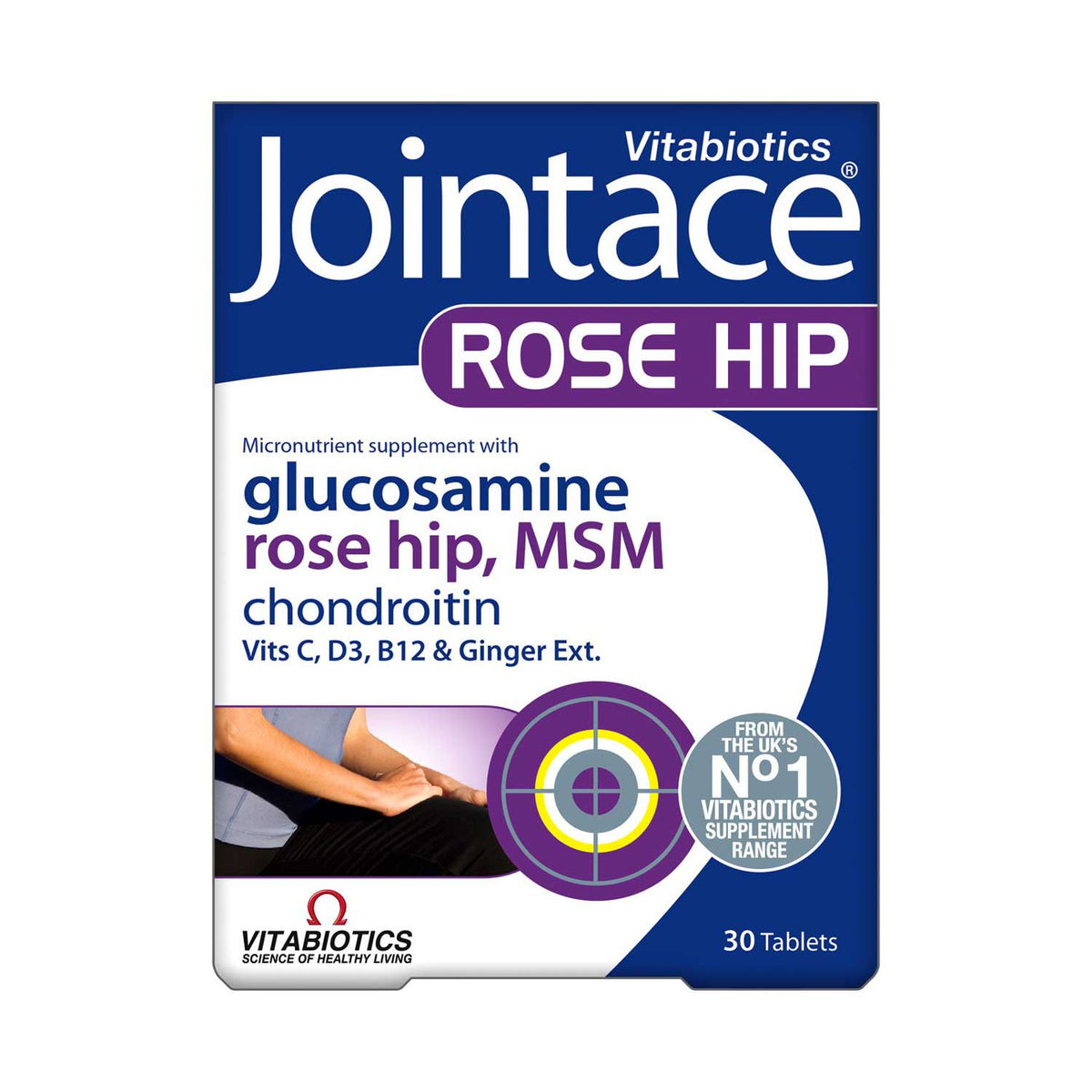 Vitabiotics Jointace Rose Hip 30 tablets, imported from the UK