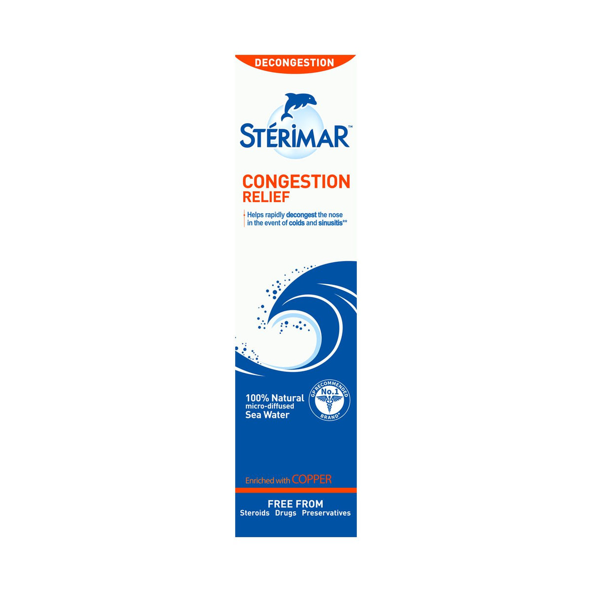 Sterimar Hypertonic Congestion Relief nasal spray 100ml, UK version