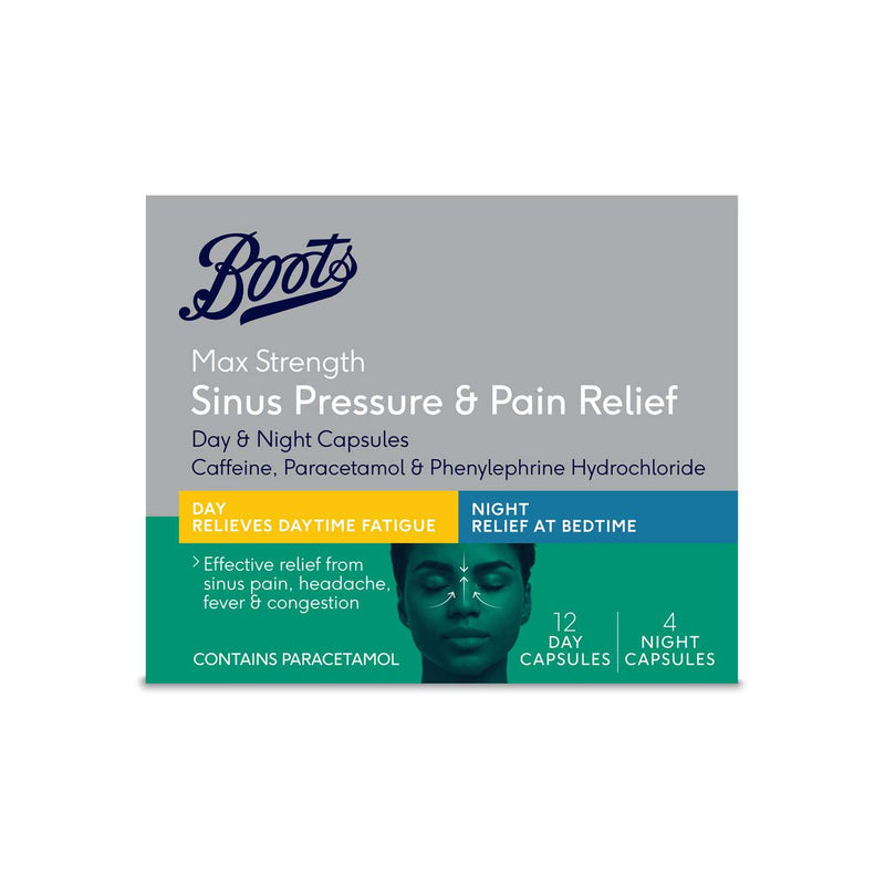 Boots Sinus Relief Capsules 16 - British product