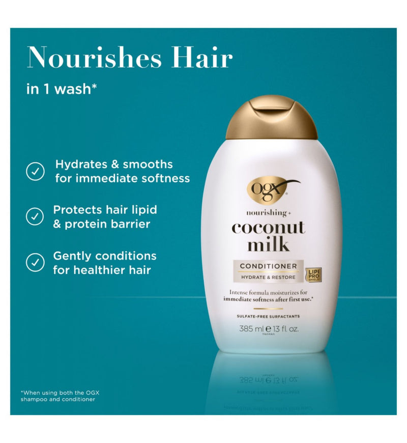 OGX conditioner Coconut Milk 385ml, imported from the UK
