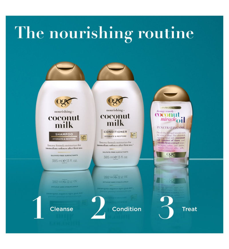 OGX conditioner Coconut Milk 385ml, imported from the UK