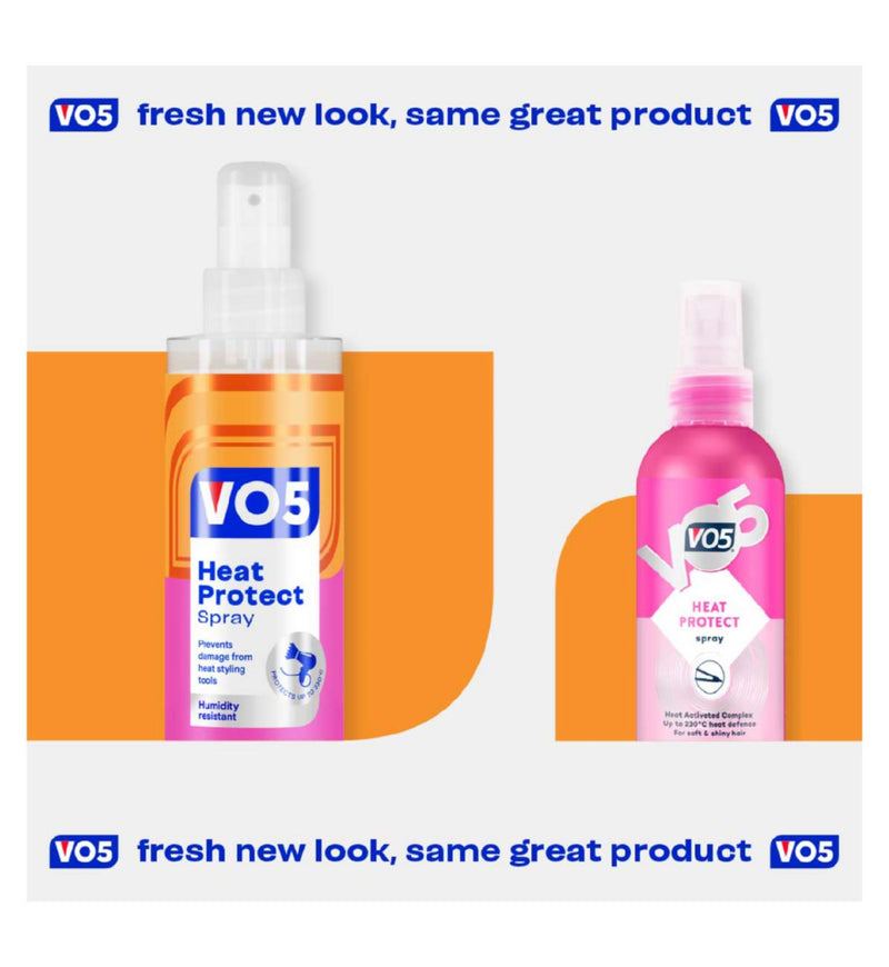 VO5 heat protect spray with heat activated complex 200ml, UK version