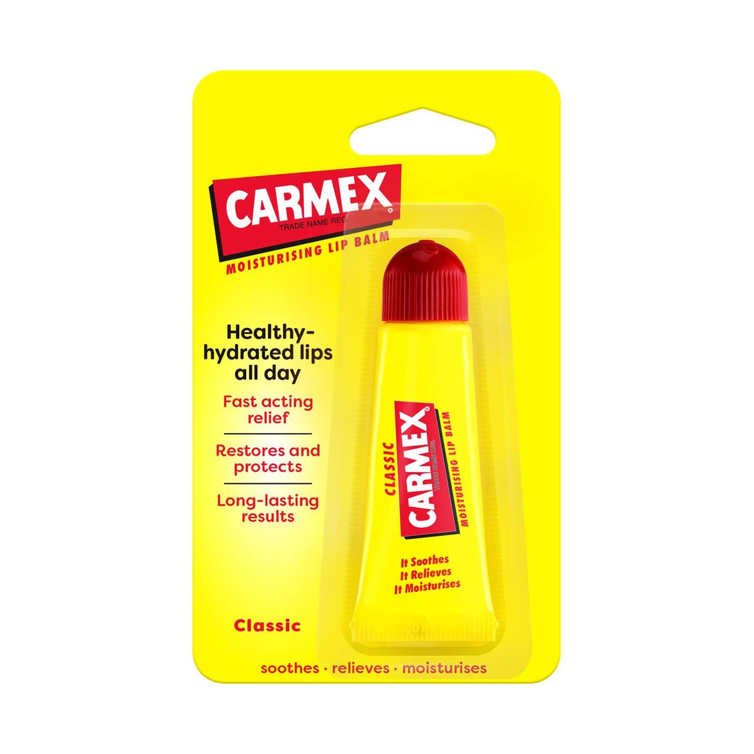 Carmex lip balm tube 10g, UK version