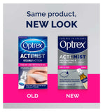 Optrex ActiMist rehydrating eye spray 10ml, imported from the UK