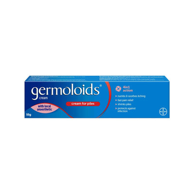 Boots Germoloids Cream Haemorrhoid Relief 55g- Buy online at McGrocer
