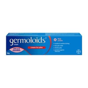 Germoloids hemorroidekrem tube 55 g, britisk versjon