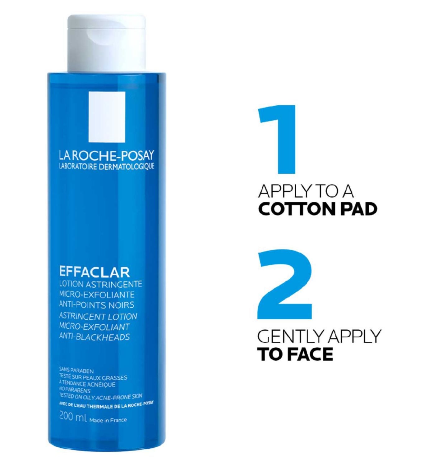 La Roche-Posay Effaclar micro-exfoliating toner 200ml (British brand)