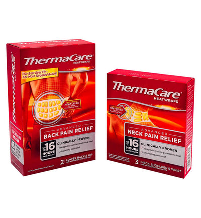 ThermaCare Wärmepflaster für fortgeschrittene Rückenschmerzen, 2er-Packung Wärmepflaster