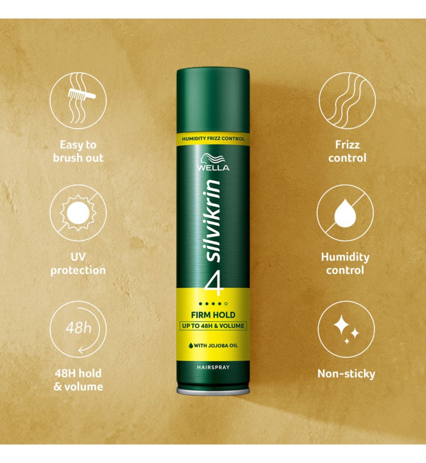 Wella Silvikrin firm hold hairspray 400ml - British product
