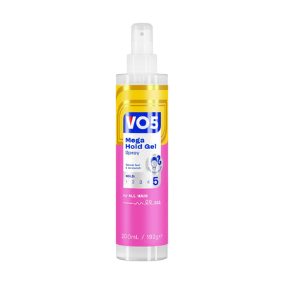 Boots VO5 Mega Hold 24-hour Frizz Control Gel Spray 200ml- Buy online at McGrocer