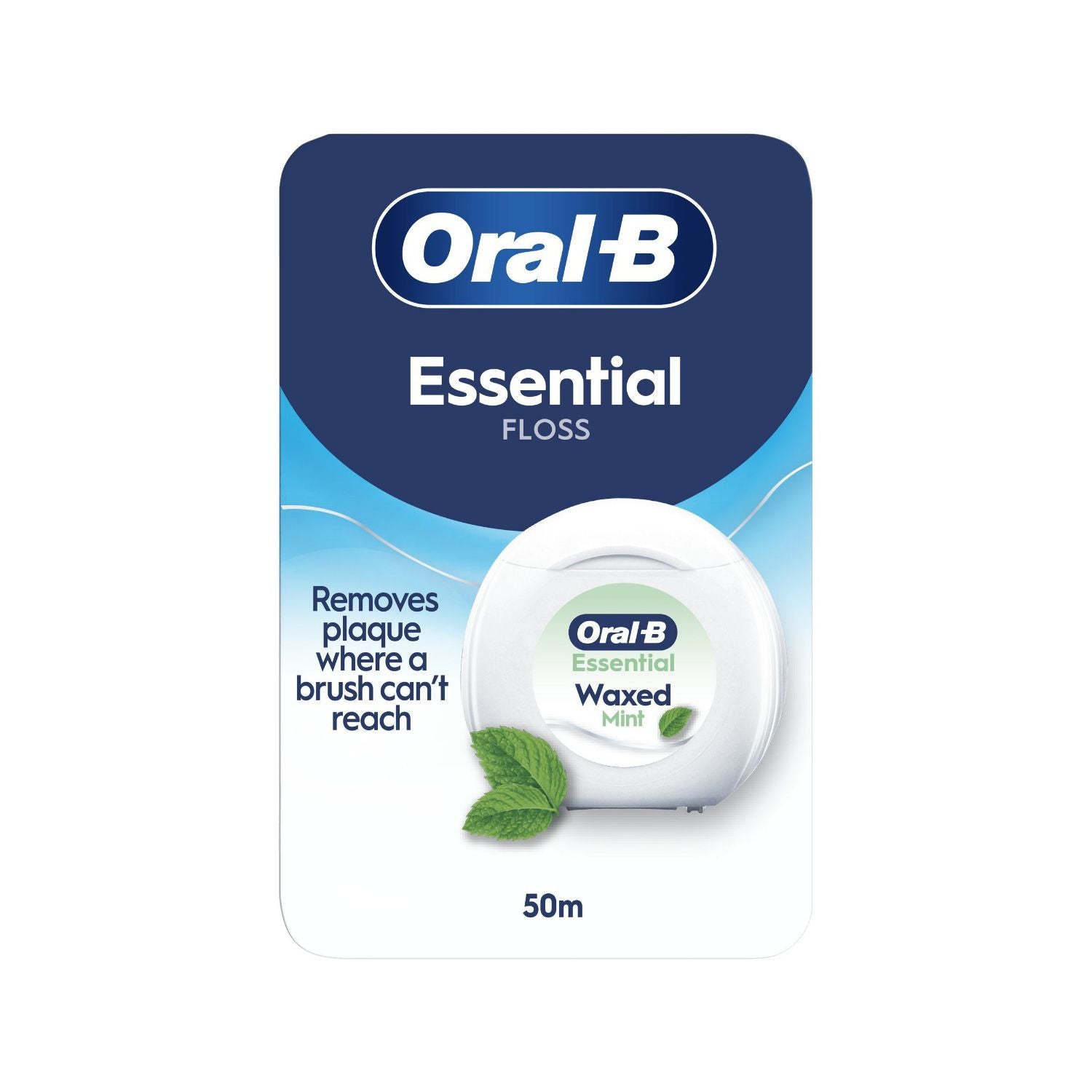 Oral-B Essential Floss mint flavour 50m, UK version