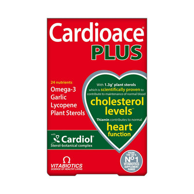 Boots Vitabiotics Cardioace Plus Heart Health Supplement - 60 Capsules- Buy online at McGrocer