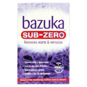 Bazuka Sub-Zero wart removal freezer kit 1 pack - British product