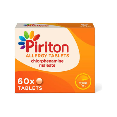 Boots Piriton Antihistamine Allergy Relief Tablets Pack of 60- Buy online at McGrocer