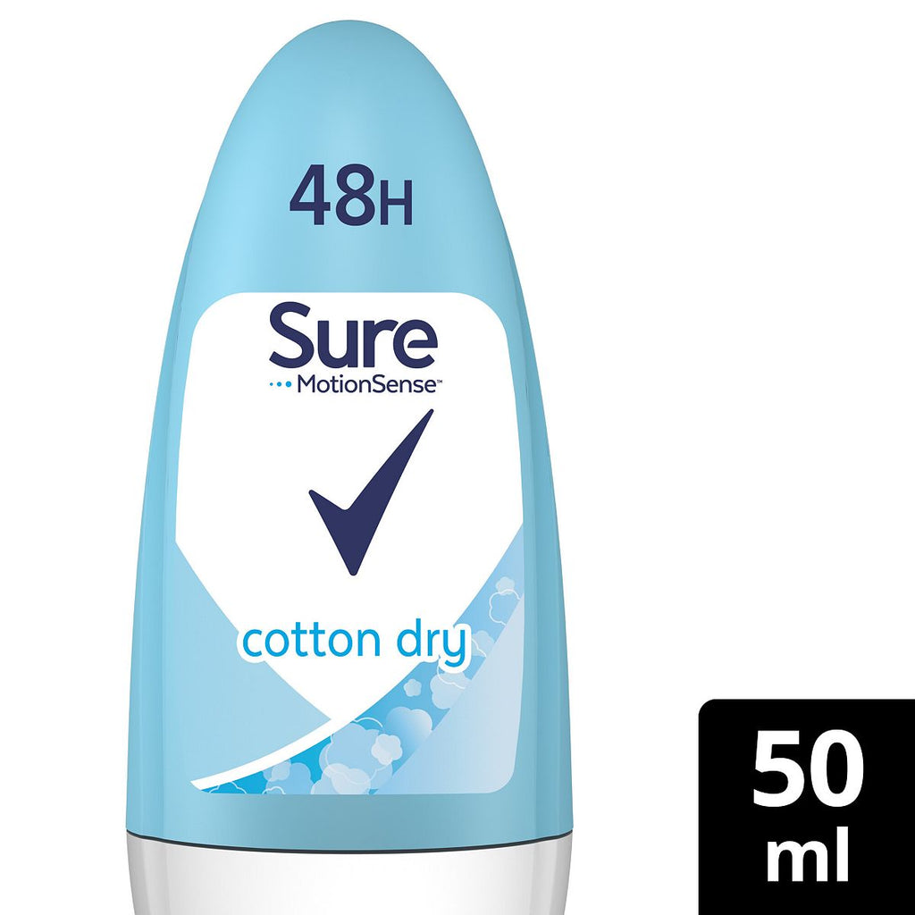 Sure Women Anti-perspirant Deodorant Roll-On Cotton Dry 50ml