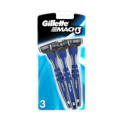 Boots Gillette Mach3 Men's Disposable Razors 3 Pack- Buy online at McGrocer