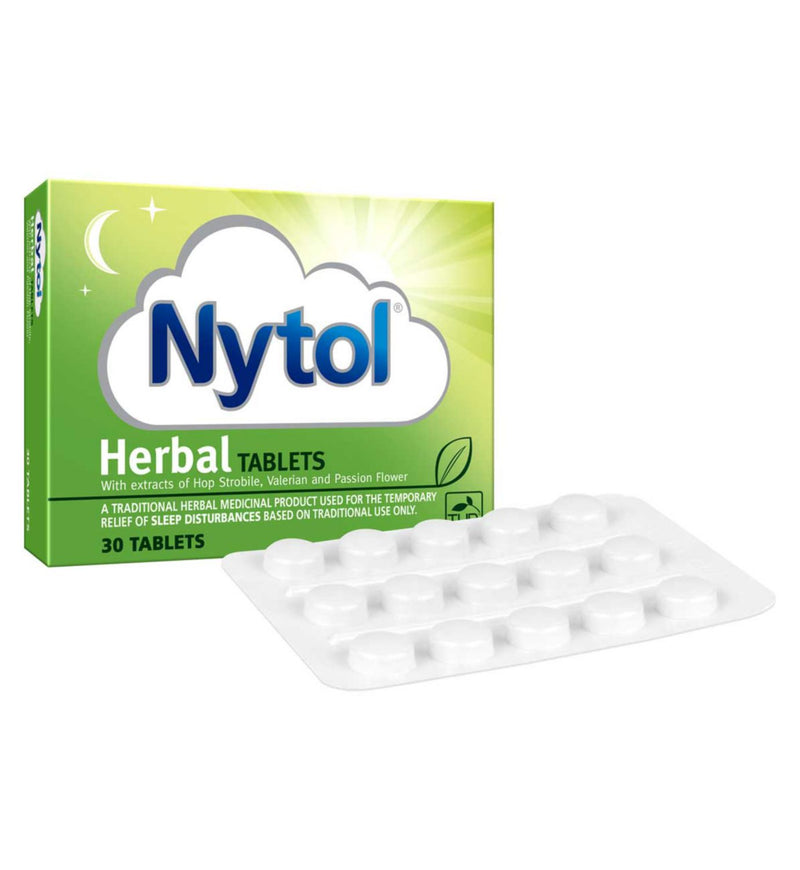Nytol Herbal Tablets 30 tablets for sleep support (British brand)