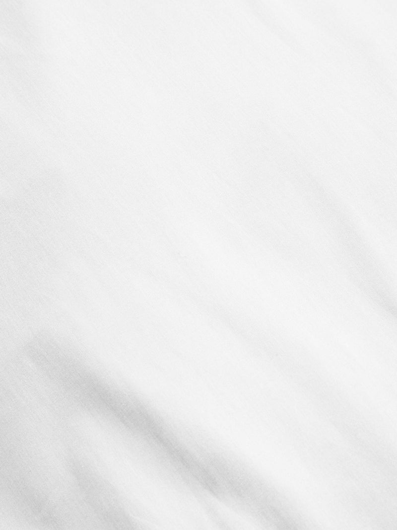 Egyptian cotton duvet cover set white sateen bedding (British brand)