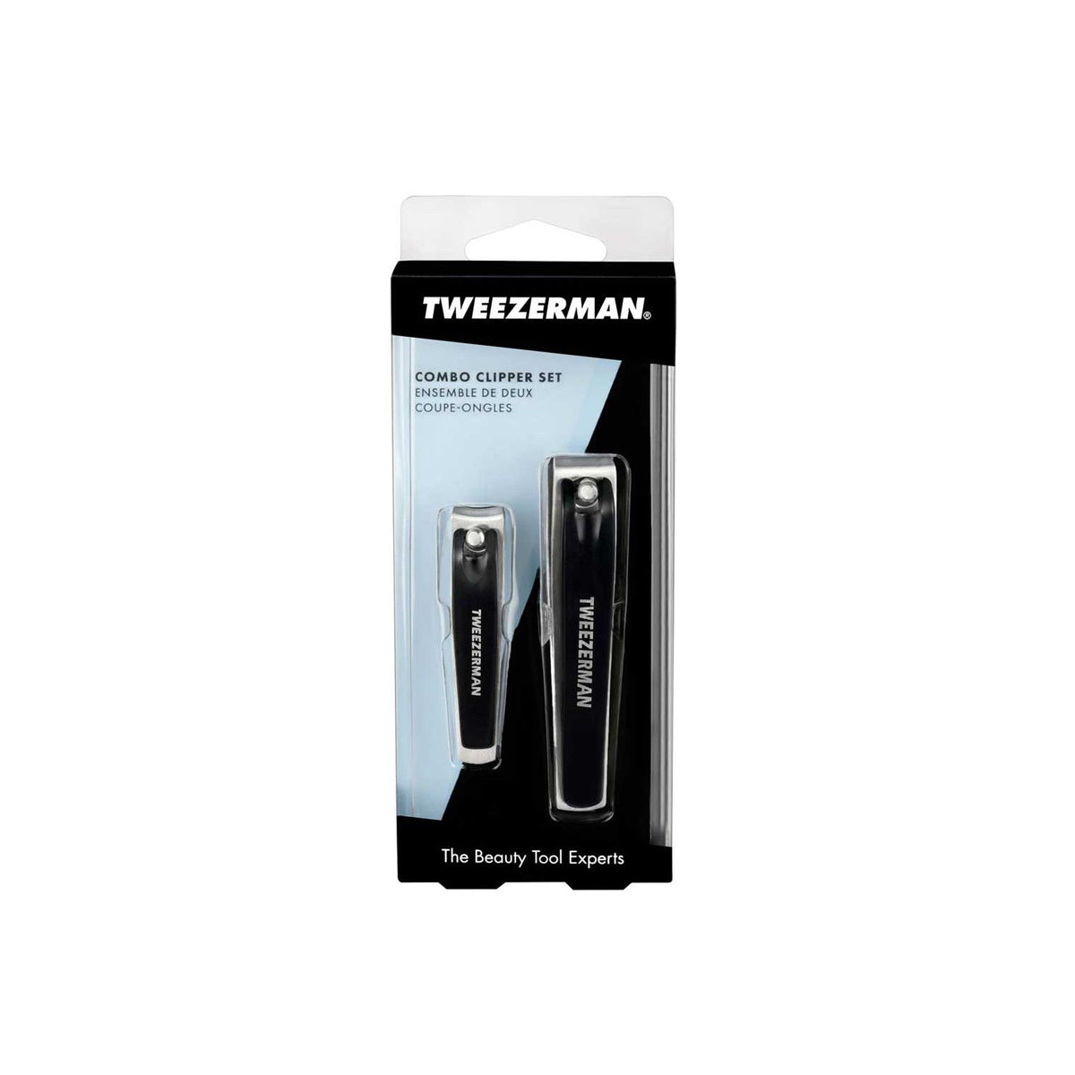 Tweezerman stainless steel nail clippers set, imported from the UK