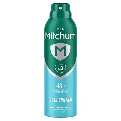 Mitchum Men Clean Control Anti-Perspirant Aerosol 200ml
