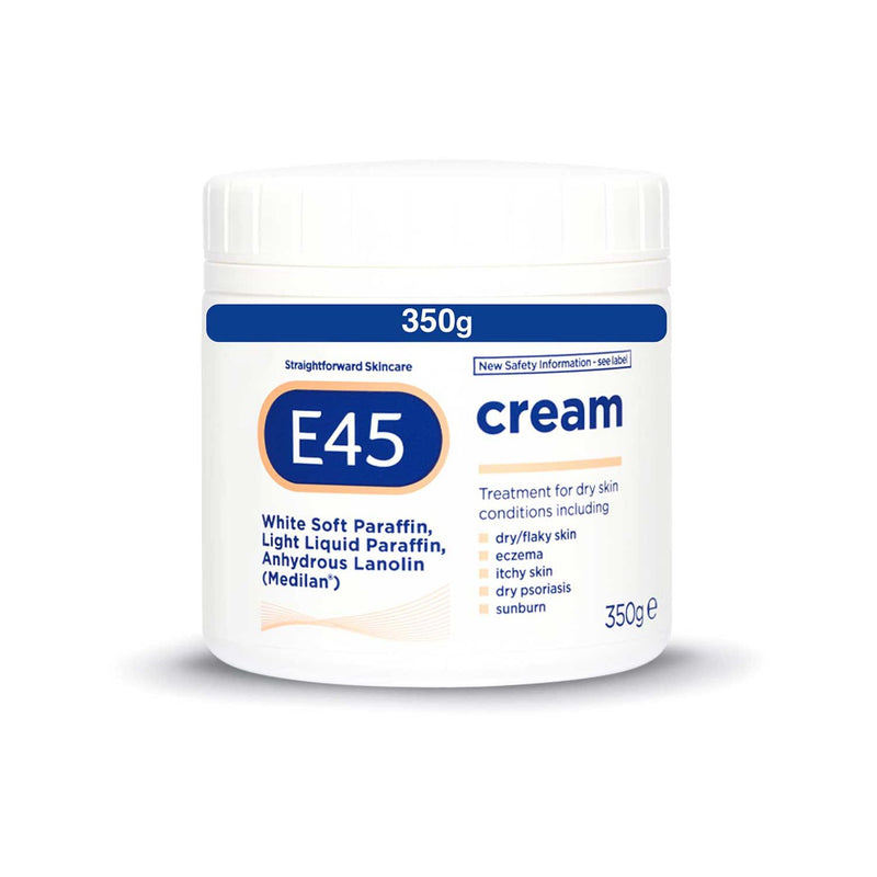 E45 Cream 350g emollient cream for dry skin - British product