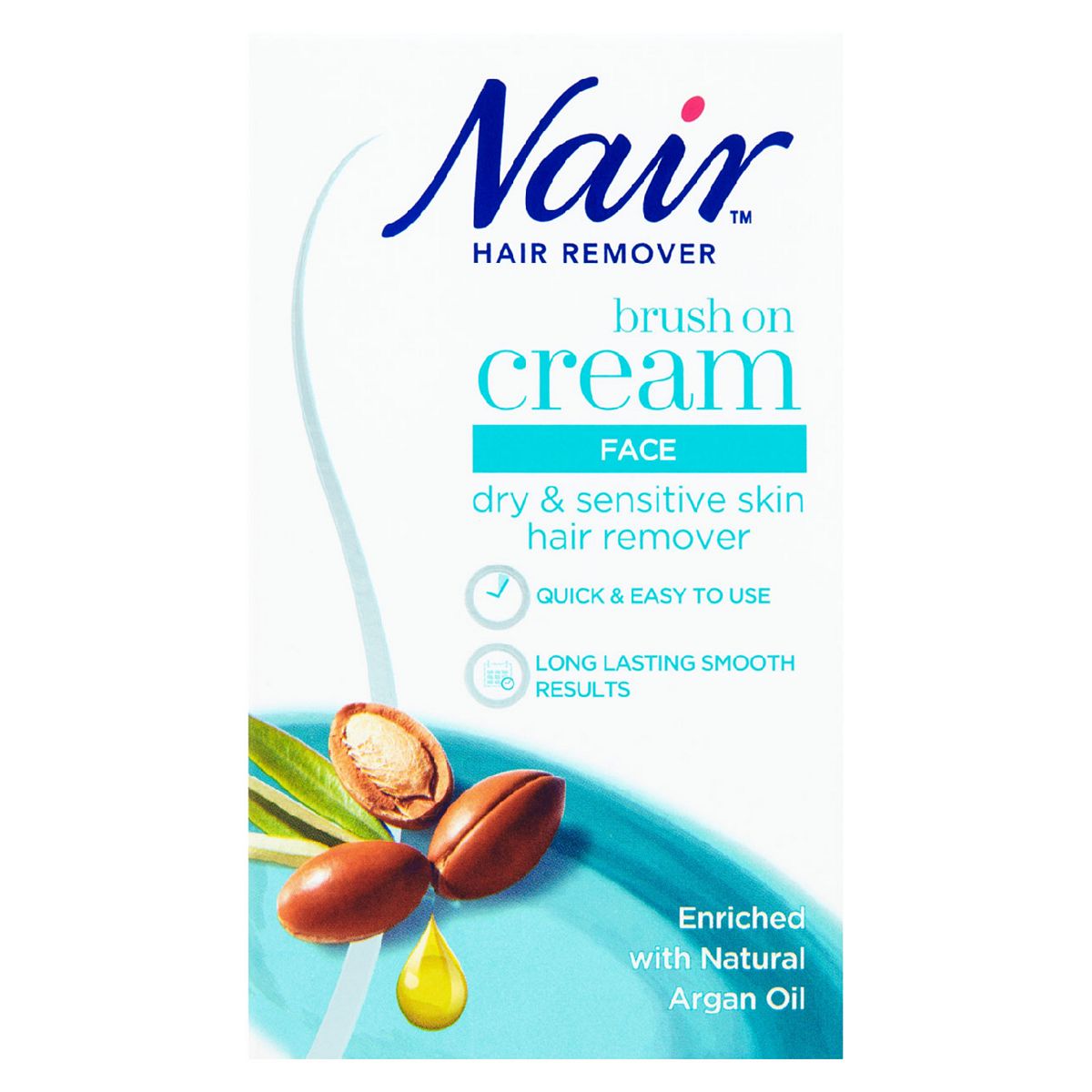 Nair Sensitive Formula Facial Brush-On 50ml GOODS Boots   