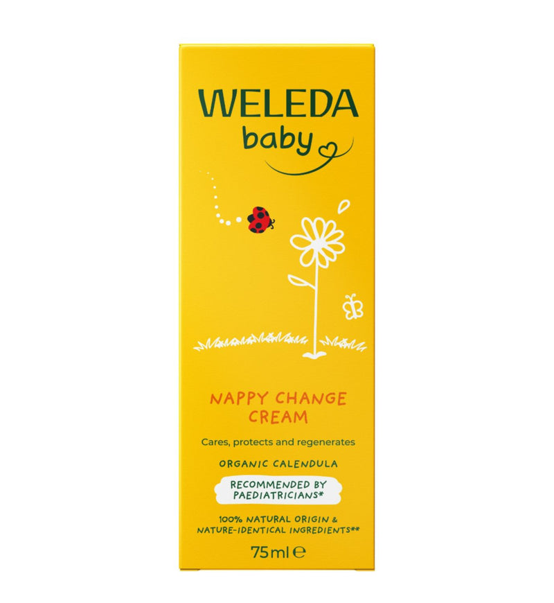 Weleda Calendula Nappy Cream 75ml for babies, UK version