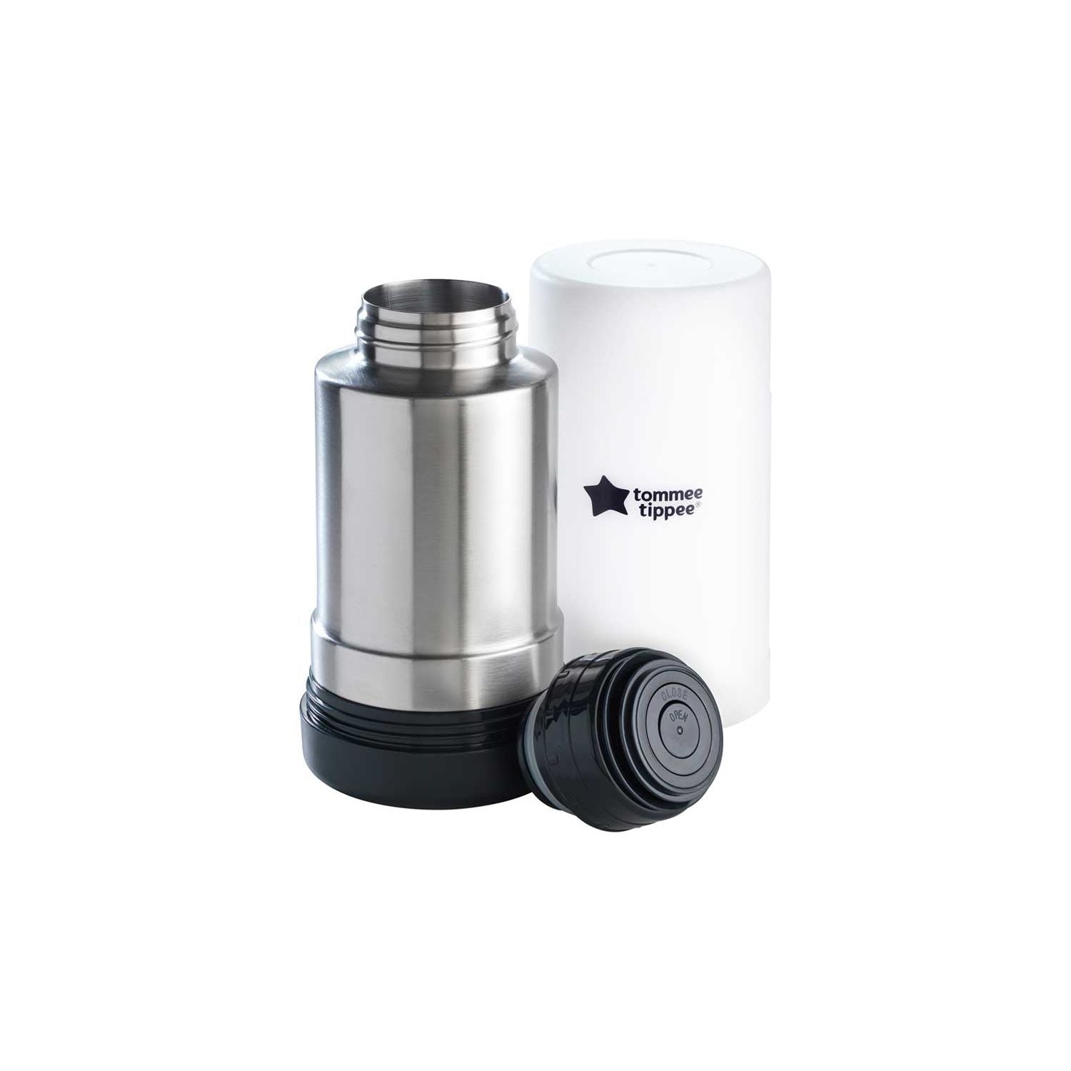 Tommee Tippee travel baby bottle warmer flask - British product